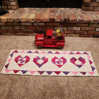 Heart Table Runner and Baby Quilt