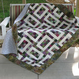 Hopscotch quilt pattern is a great way to use jelly rolls