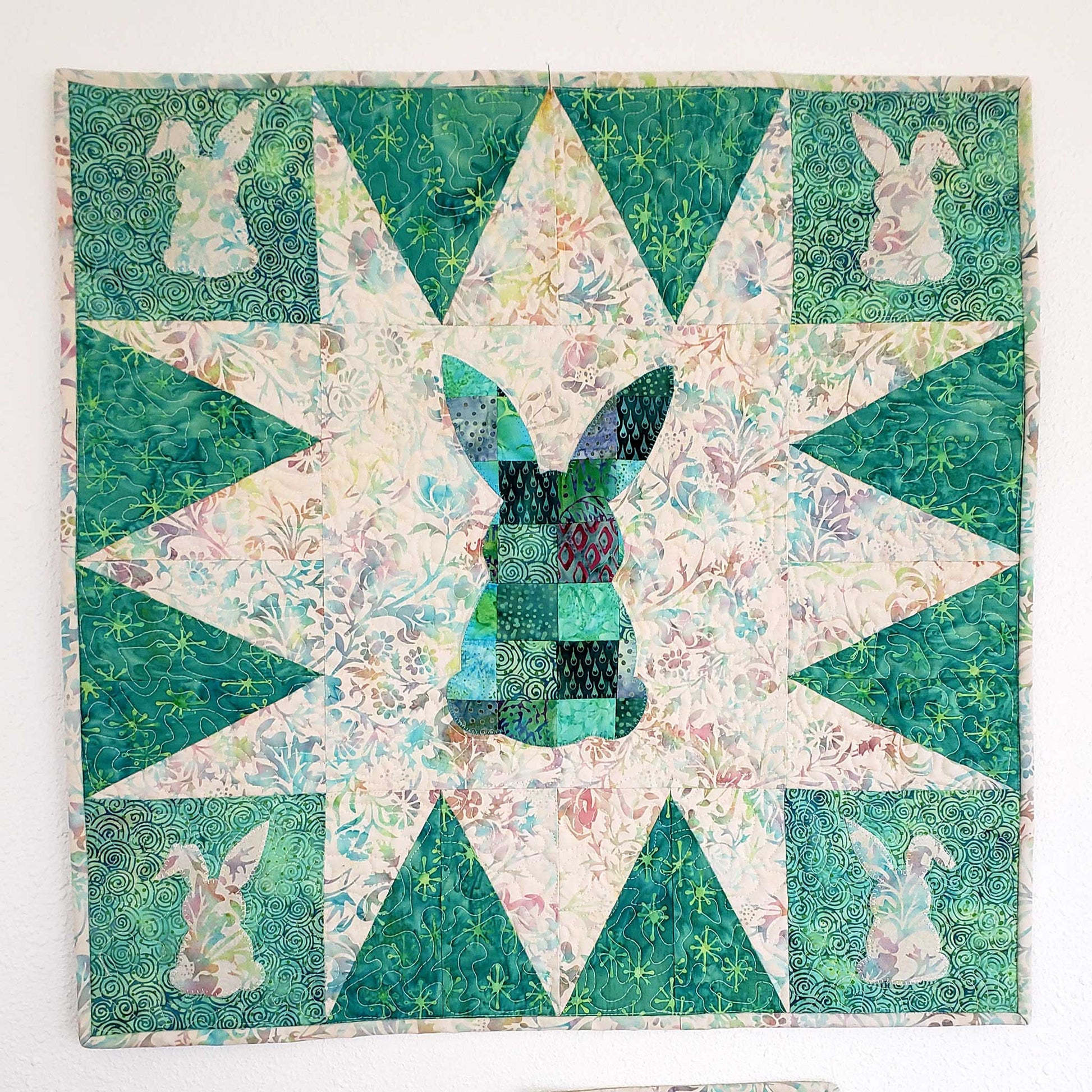 Patchwork Rabbit Wall Hanging