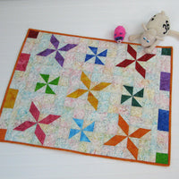 Pinwheel Baby Quilt or Table Topper