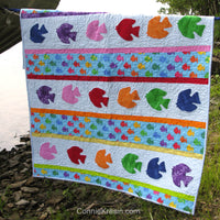 Appliqued Go Fish baby quilt pattern