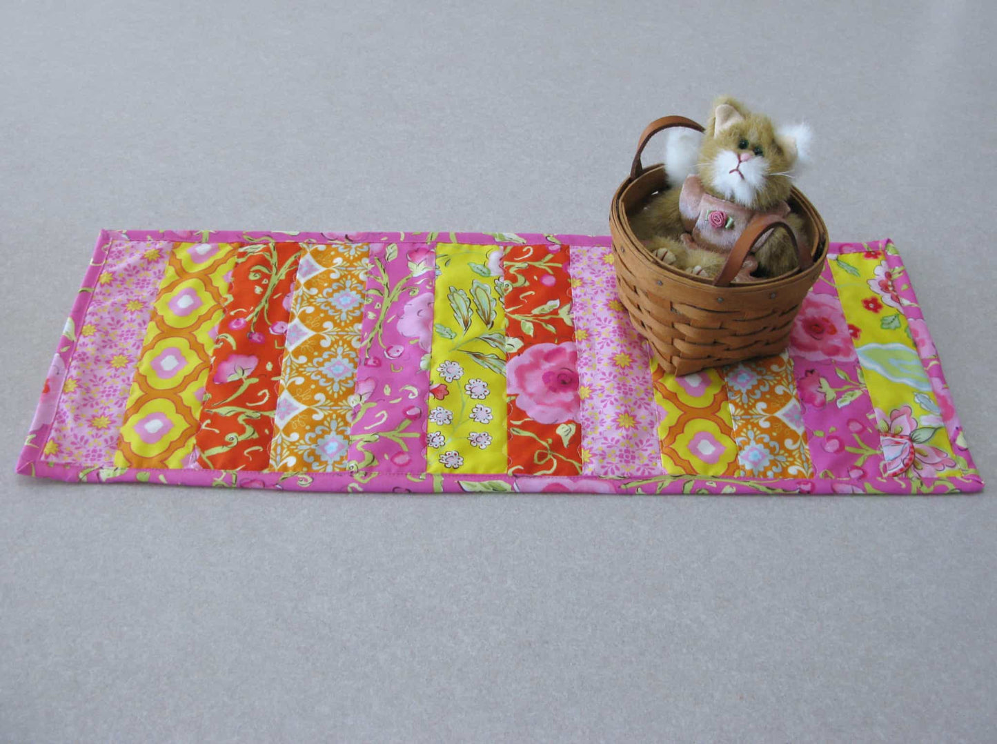 Skinny Table runner on counter