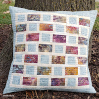 Brick Road quilt pillow easy to make