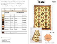 Tassel quilt pattern cover