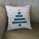 Wonky Christmas Tree pillow