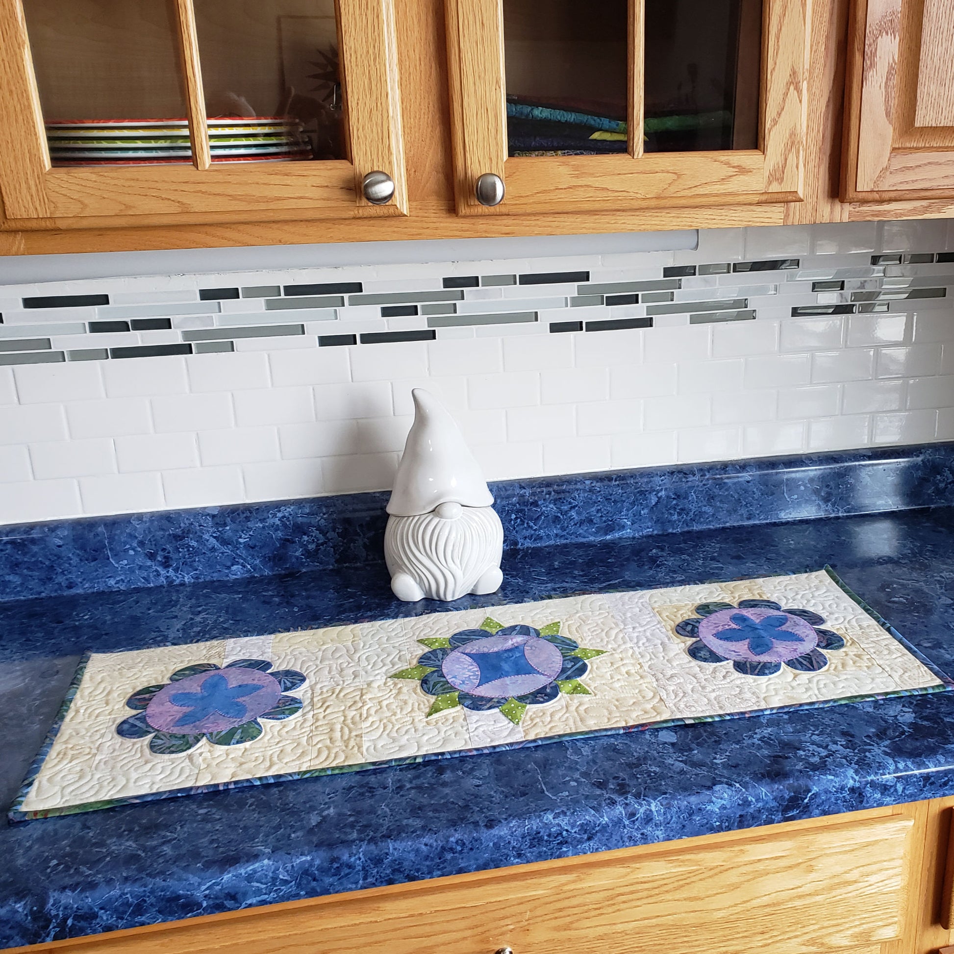 Folk Art Floral Table Runner