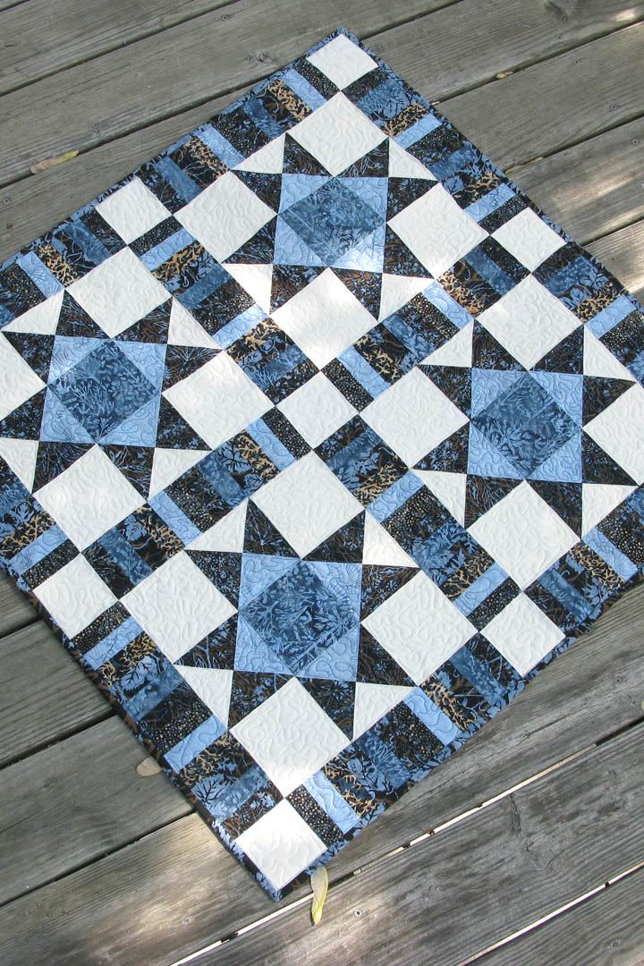 Ohio Star River Espresso Quilt